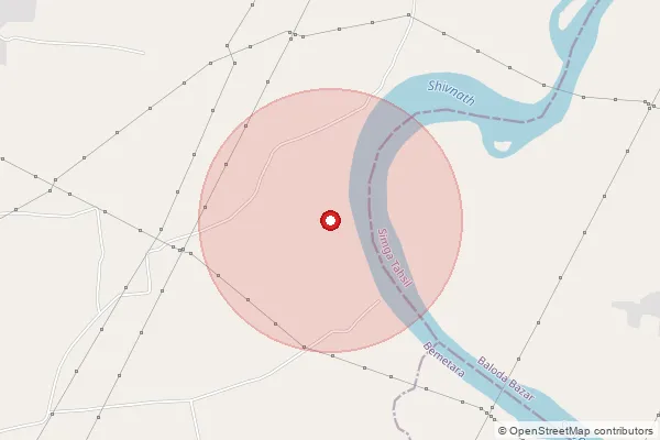 Map showing approximate area covered by Pincode 230302 — Birapur Bo, Pratapgarh