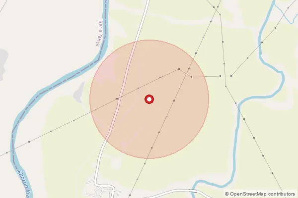 Map showing approximate area covered by Pincode 230304 — Adharganj Bo, Pratapgarh