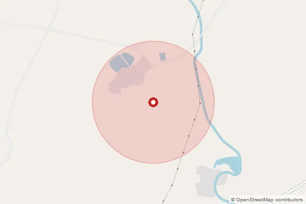 Map showing approximate area covered by Pincode 230404 — Sarai Raja Bo, Pratapgarh