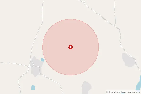 Map showing approximate area covered by Pincode 230503 — Gaura Dand Bo, Pratapgarh