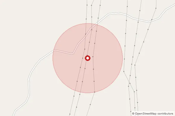 Map showing approximate area covered by Pincode 231205 — Jugail Bo, Sonbhadra