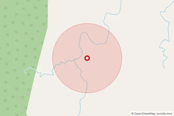 Map showing approximate area covered by Pincode 231223 — Sirsoti B.O, Sonbhadra