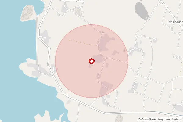 Map showing approximate area covered by Pincode 231301 — Ekali Bo, Mirzapur