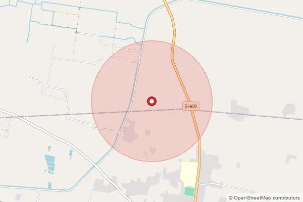 Map showing approximate area covered by Pincode 232104 — Barthara Kalan Bo, Chandauli