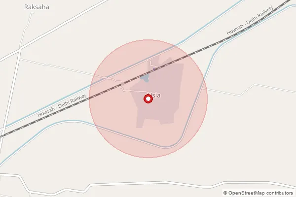 Map showing approximate area covered by Pincode 232330 — Usia So, Ghazipur