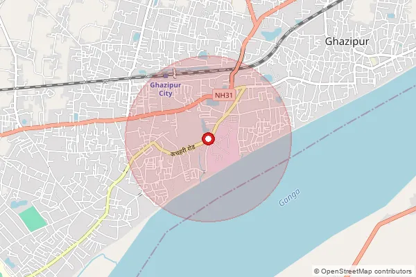 Map showing approximate area covered by Pincode 232340 — Deoria So Ghazipur, Ghazipur
