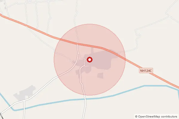 Map showing approximate area covered by Pincode 232341 — Suhwal So, Ghazipur