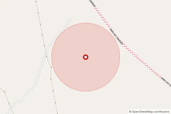 Map showing approximate area covered by Pincode 233233 — Khardiha So, Ghazipur