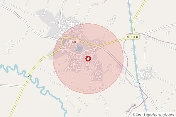 Map showing approximate area covered by Pincode 241406 — Bijgawan Bo, Hardoi