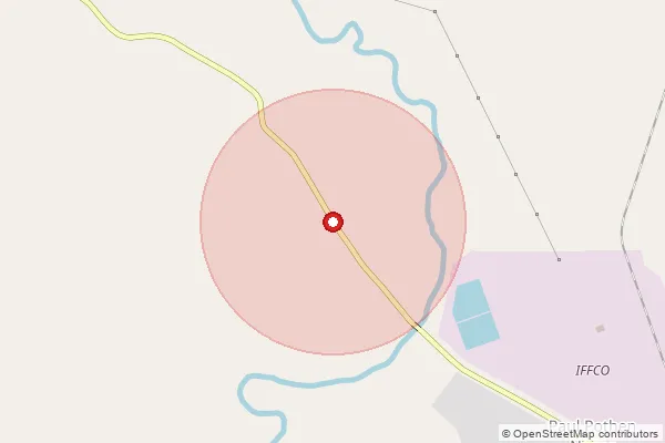 Map showing approximate area covered by Pincode 243401 — Sirohi Bo, Bareilly