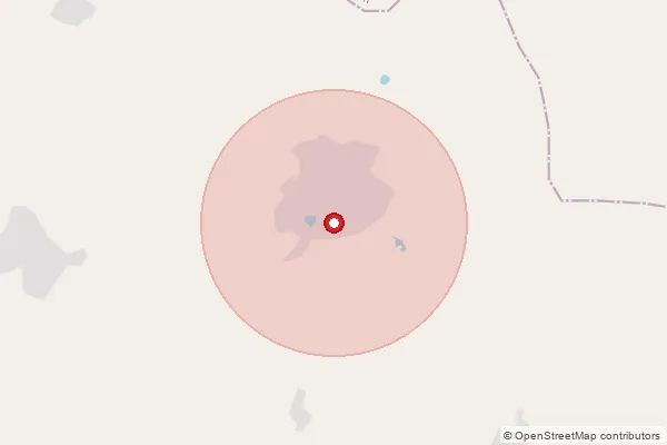 Map showing approximate area covered by Pincode 243633 — Nagarjhoona Bo, Budaun