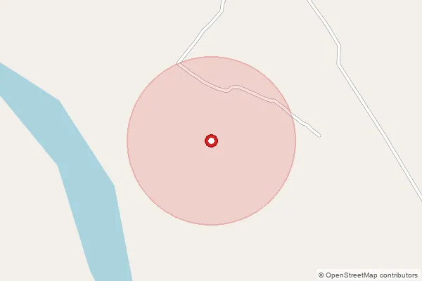 Map showing approximate area covered by Pincode 243641 — Bhundi Bo, Budaun