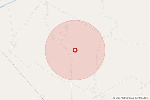 Map showing approximate area covered by Pincode 244717 — Sm Nadehi So, Udam Singh Nagar