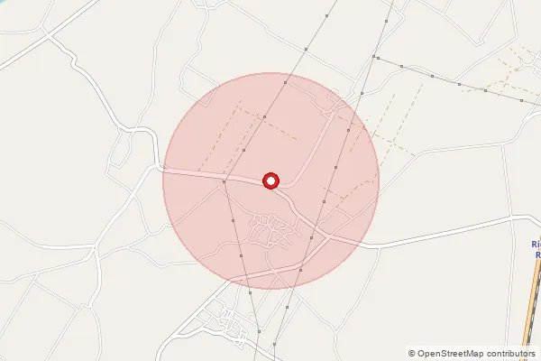 Map showing approximate area covered by Pincode 245101 — New Hapur Ho, Hapur