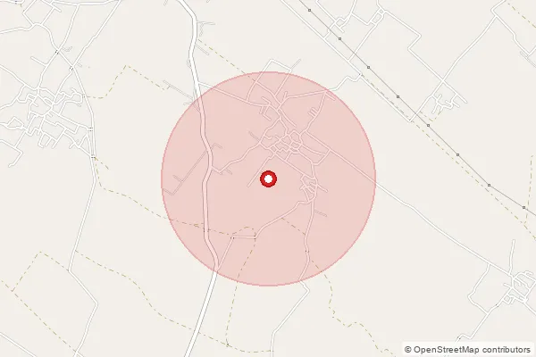 Map showing approximate area covered by Pincode 245301 — Parpa Bo, Hapur