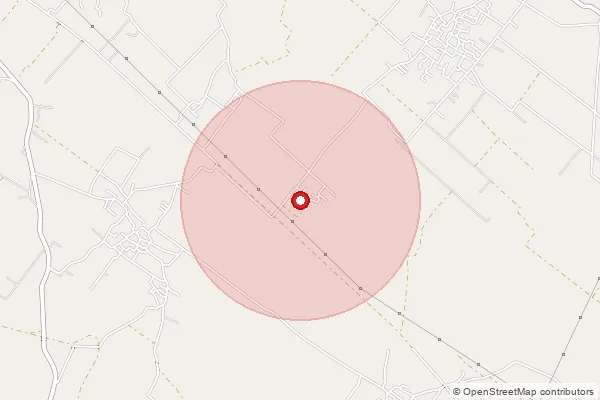 Map showing approximate area covered by Pincode 245304 — Samaipur Bo, Ghaziabad