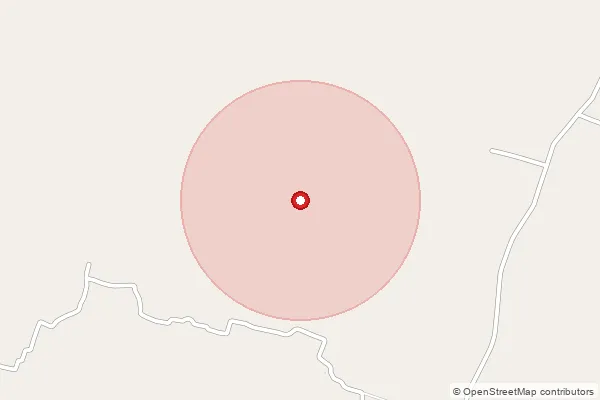 Map showing approximate area covered by Pincode 246725 — Ajdev Khanpur Bo, Bijnor