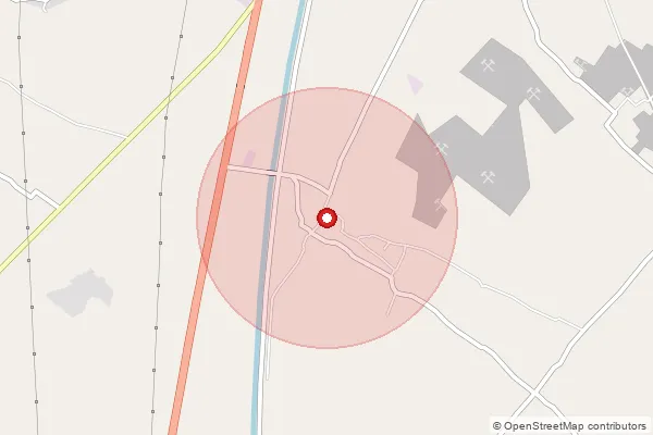 Map showing approximate area covered by Pincode 247656 — Mundlana Bo, Haridwar