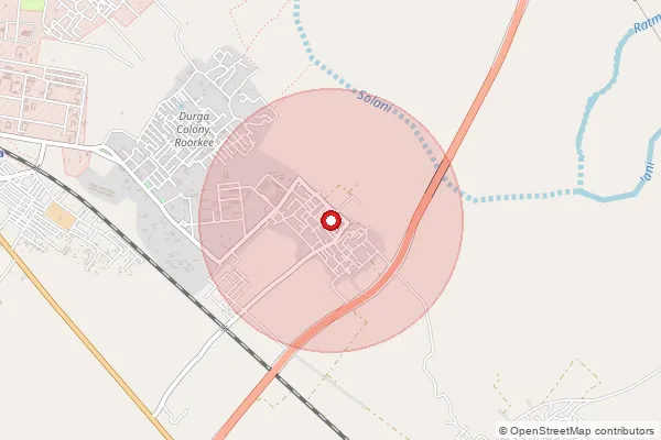 Map showing approximate area covered by Pincode 247664 — Toda Kalyanpur Bo, Haridwar