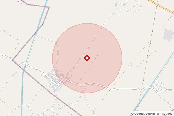 Map showing approximate area covered by Pincode 247670 — Nagla Salaru Bo, Haridwar