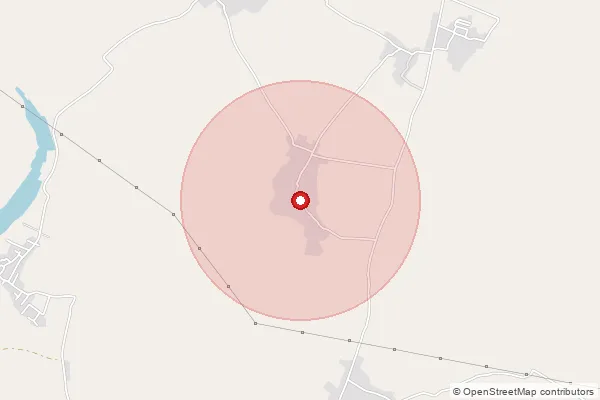 Map showing approximate area covered by Pincode 247774 — Khurgaon Issopur Bo, Shamli