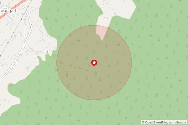 Map showing approximate area covered by Pincode 248125 — Ambari Bo, Dehradun