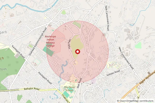 Map showing approximate area covered by Pincode 248195 — Ipe So, Dehradun