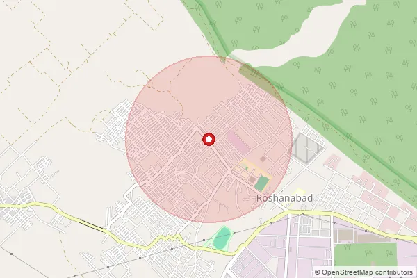 Map showing approximate area covered by Pincode 249412 — Navoday Nagar S.O, Haridwar