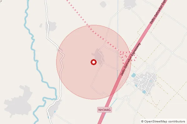 Map showing approximate area covered by Pincode 251301 — Jasoi Bo, Muzaffarnagar