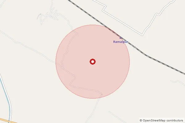 Map showing approximate area covered by Pincode 261001 — Sitapur Ho, Sitapur