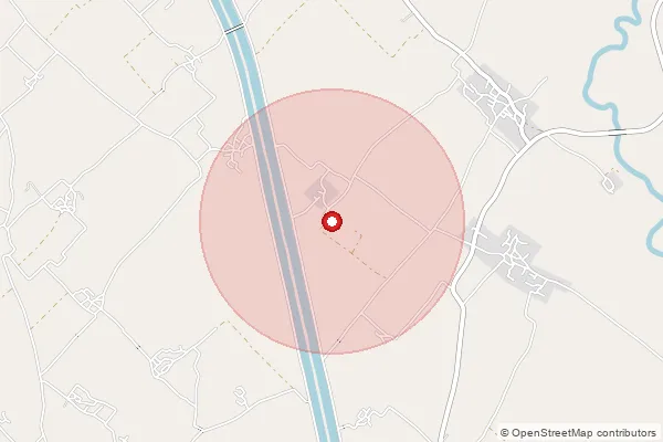 Map showing approximate area covered by Pincode 261135 — Akbarpur Bo, Sitapur