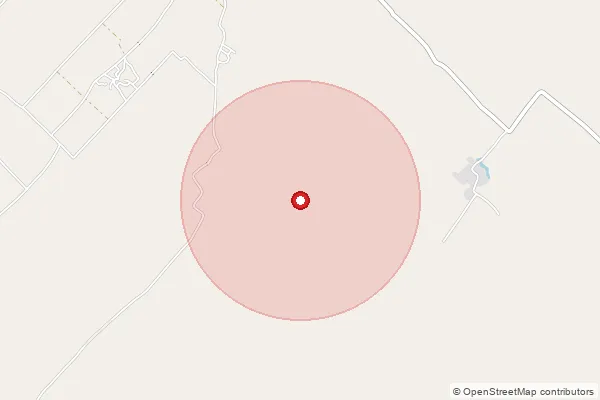 Map showing approximate area covered by Pincode 261145 — Belwa Baharurpur Bo, Sitapur