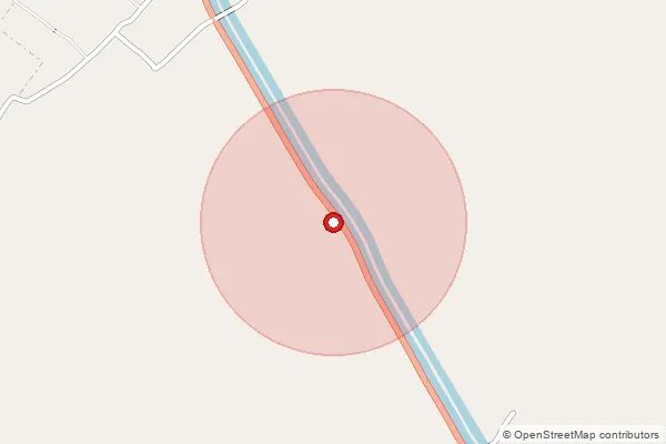 Map showing approximate area covered by Pincode 261201 — Hasnapur Bo, Sitapur