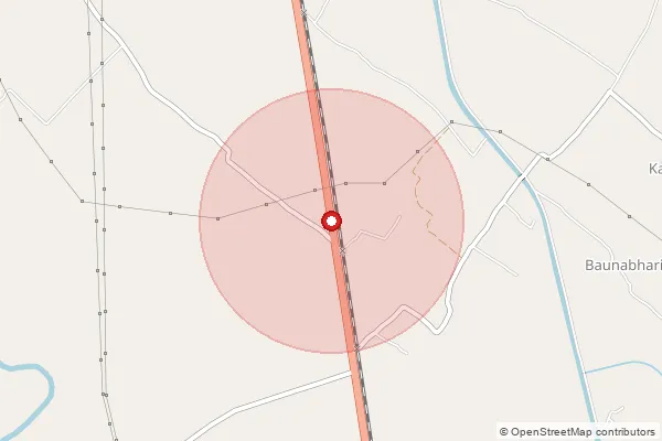 Map showing approximate area covered by Pincode 261302 — Makhuwapur Bo, Sitapur