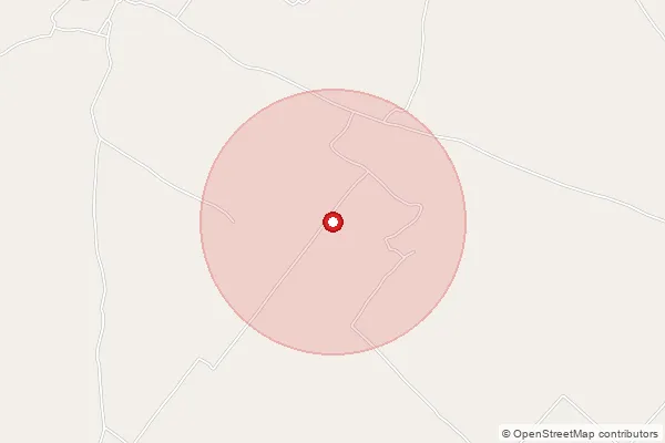 Map showing approximate area covered by Pincode 261403 — Korauna Bo, Sitapur