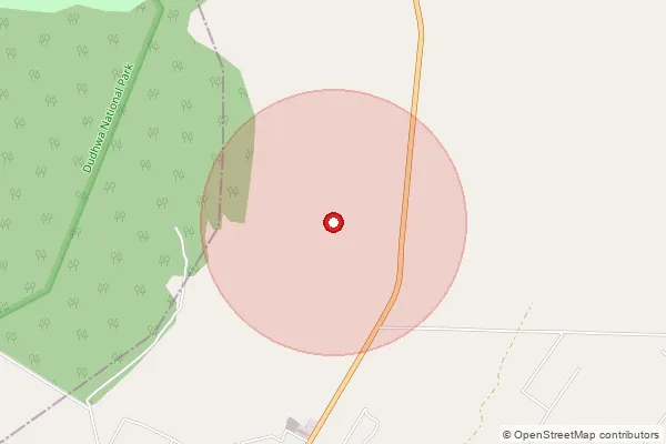 Map showing approximate area covered by Pincode 262701 — Kheri Ho, Kheri