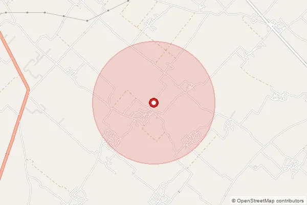 Map showing approximate area covered by Pincode 262702 — Gopalapur Bo, Kheri