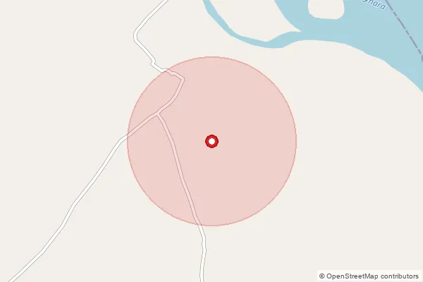 Map showing approximate area covered by Pincode 262723 — Amethi Bo, Kheri
