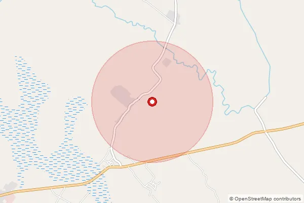 Map showing approximate area covered by Pincode 262724 — Ghurghutta Bujurg Bo, Kheri