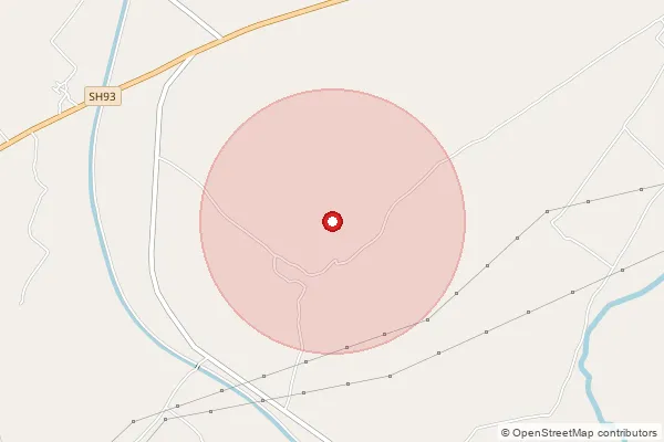 Map showing approximate area covered by Pincode 262802 — Bakkhari Bo, Kheri