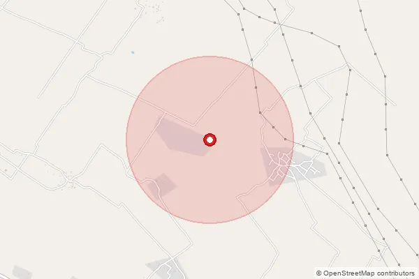 Map showing approximate area covered by Pincode 262903 — Rakehati Bo, Kheri