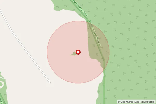 Map showing approximate area covered by Pincode 262908 — Bhoora Bo, Kheri