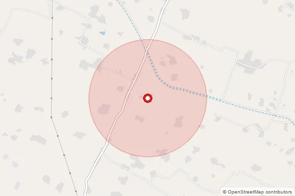 Map showing approximate area covered by Pincode 271124 — Achalpur Bo, Gonda