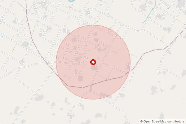 Map showing approximate area covered by Pincode 271301 — Sumeripur Bo, Gonda