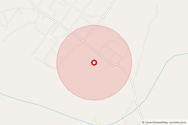 Map showing approximate area covered by Pincode 271306 — Datauli Bo, Balrampur