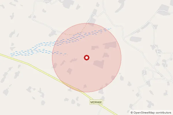 Map showing approximate area covered by Pincode 271309 — Bhopat Pur Bo, Gonda