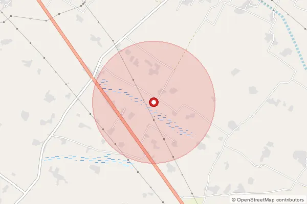 Map showing approximate area covered by Pincode 271310 — Dumaria Deeh Bo, Gonda