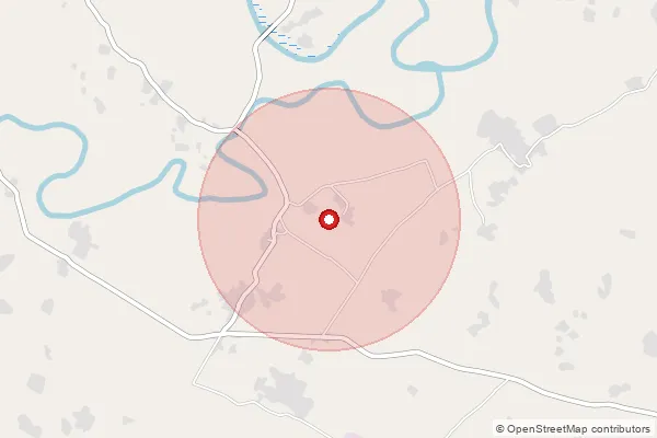 Map showing approximate area covered by Pincode 271311 — Bhabhuwa Kot Bo, Gonda