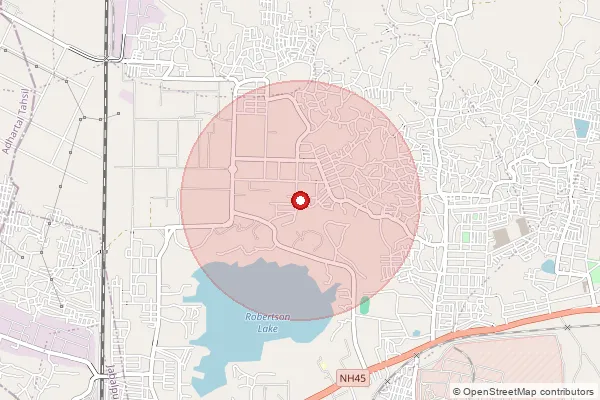 Map showing approximate area covered by Pincode 271313 — Babhnan Sugar Factory So, Gonda