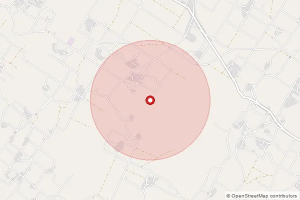 Map showing approximate area covered by Pincode 271602 — Dutt Nagar Bo, Gonda